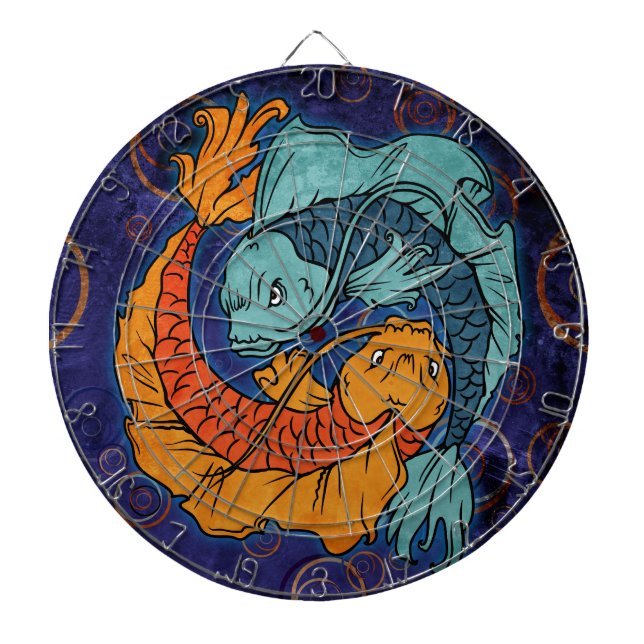Koi Fish Dartboard (Front)