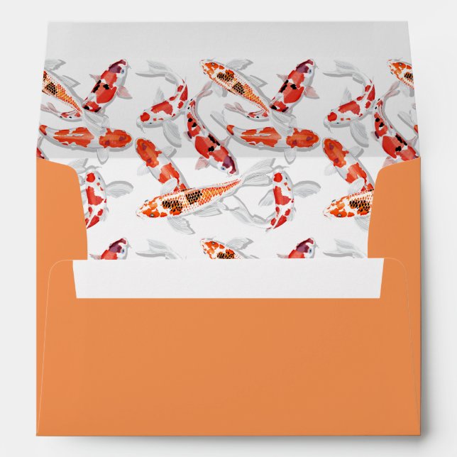Koi fish envelope (Back (Bottom))