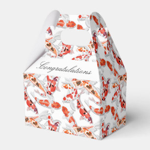 Koi fish favor box