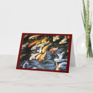 Koi Fish Greeting Card