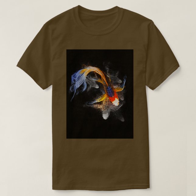 Koi Fish Illustration T-Shirt (Design Front)