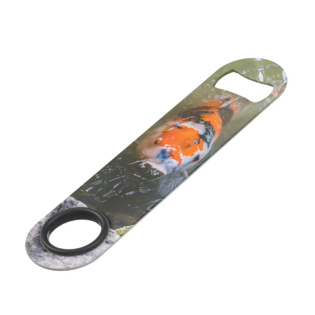 Koi fish in a pond bar key (Front Angled)