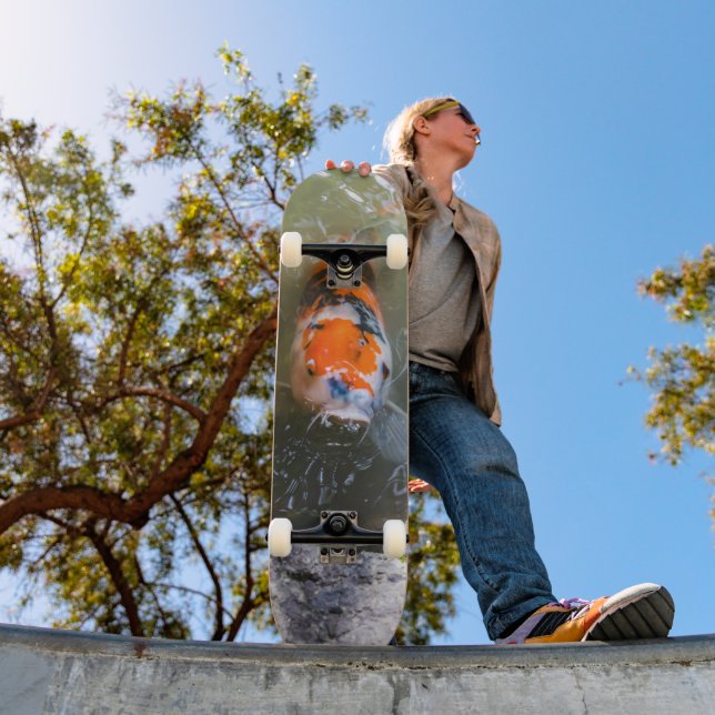 Koi fish in a pond skateboard (Outdoor 1)