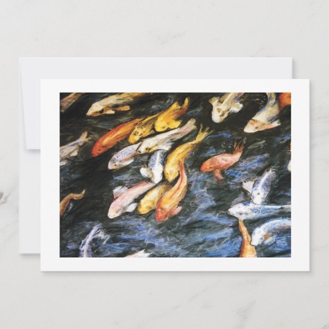 Koi Fish Invitation (Front)