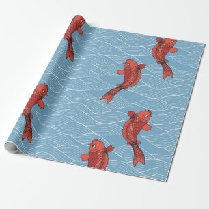 KOI FISH JAPANESE Wrapping Paper