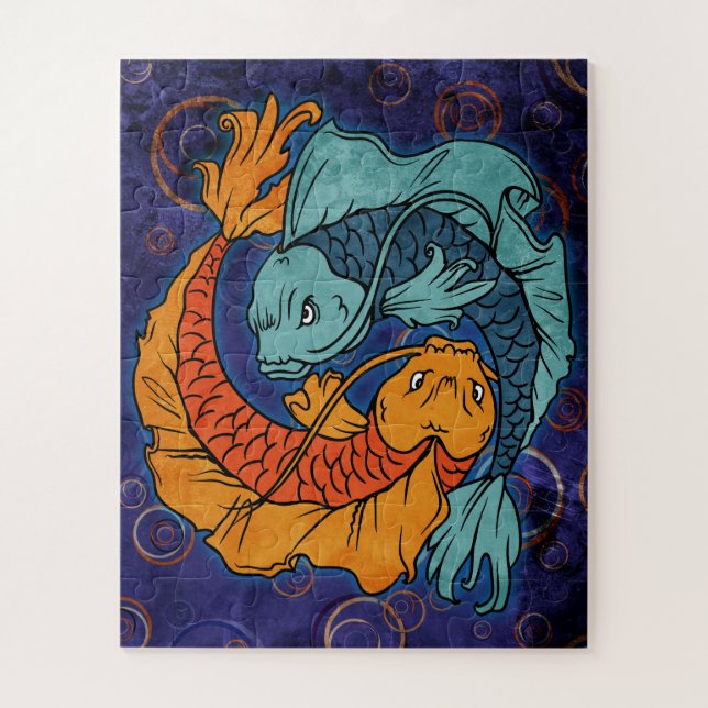 Koi Fish Jigsaw Puzzle (Vertical)