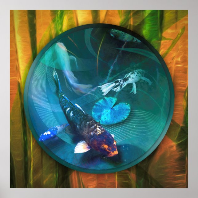 Koi Fish JOY OF KOI FISH Poster (Front)