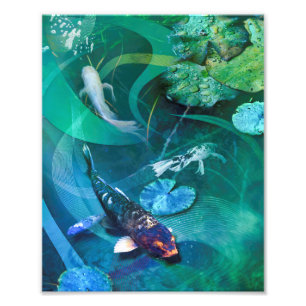 Koi Fish JOY OF KOI Photo Print