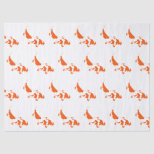 Koi Fish Karp #1 DIY Colors Orange Tissue Paper