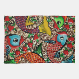 Koi Fish Kitchen Towel
