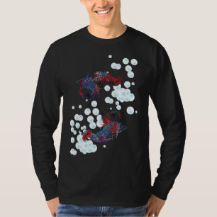 Koi Fish Koi Fish Print Watercolor Koi Fish T-Shirt