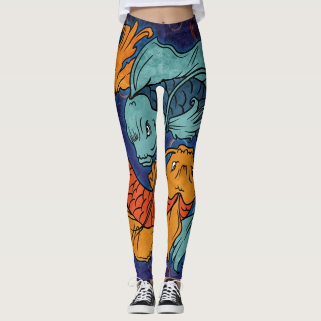 Koi Fish Leggings (Front)