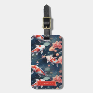 Koi Fish Luggage Tags