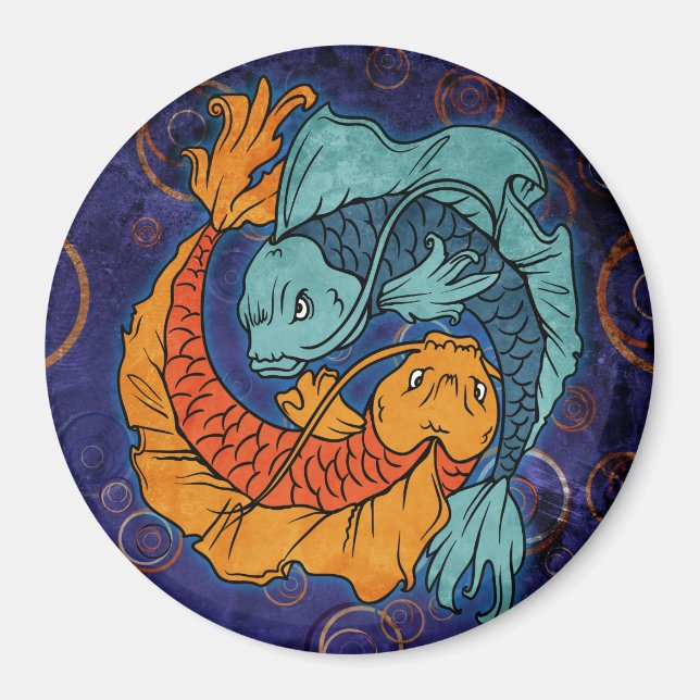 Koi Fish Magnet (Front)