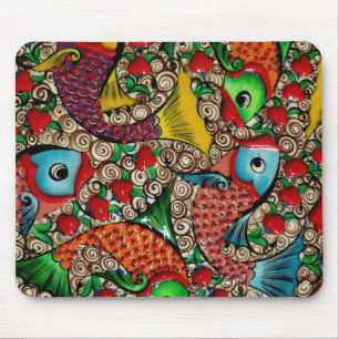 Koi Fish Mouse Pad