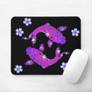 Koi fish mouse pad