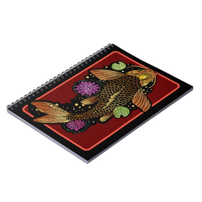 Koi Fish Notebook (Left Side)