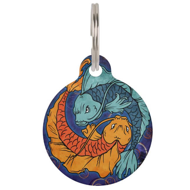 Koi Fish Pet Tag (Front)