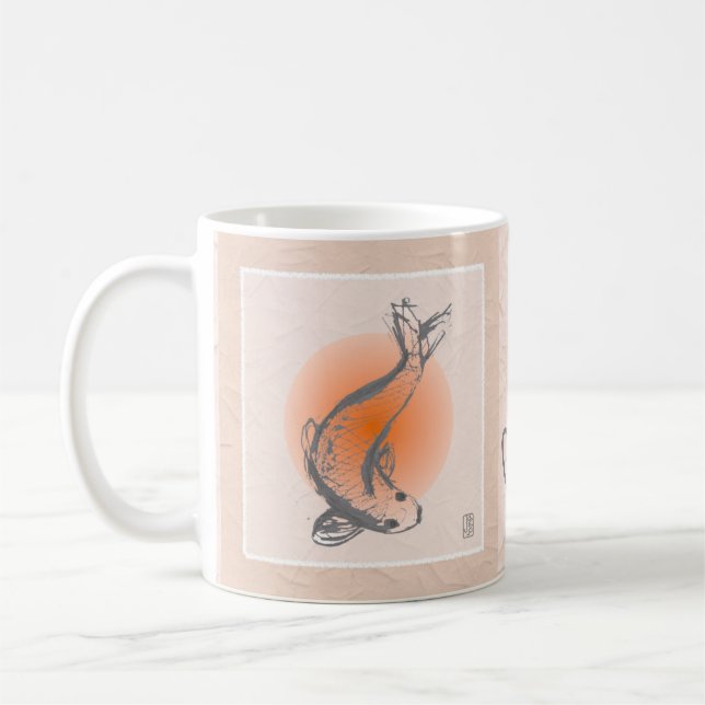 Koi Fish Pisces Mug (Left)