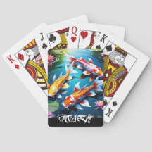 Koi Fish Playing Cards