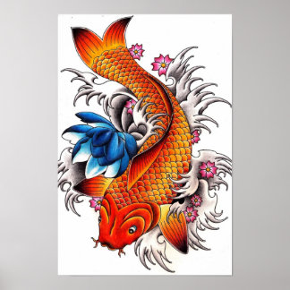 Koi Fish Poster