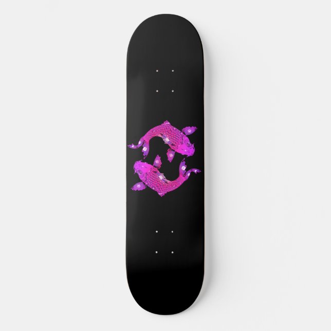 Koi Fish Skateboard Deck (Front)