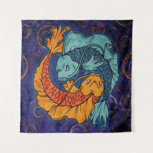 Koi Fish Tapestry