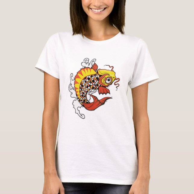 Koi Fish Tattoo Inspired Shirt (Front)