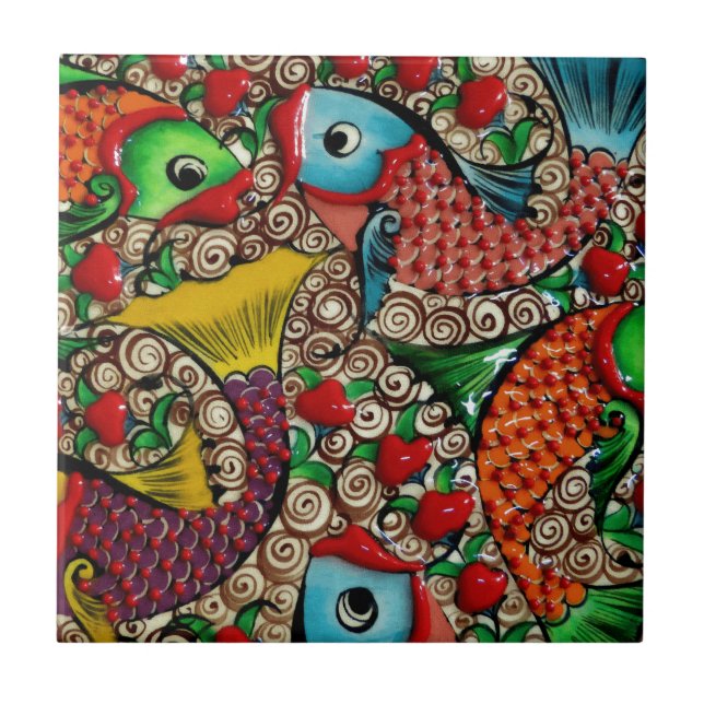 Koi Fish Tile (Front)