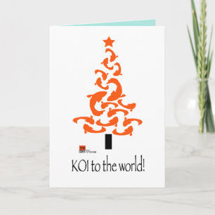 KOI (fish) to the world Christmas  card 2021-22