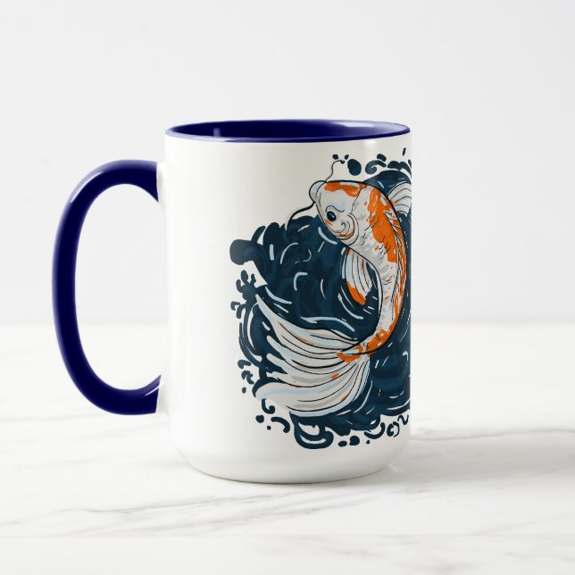 Koi Fish water bending master Mug (Left)