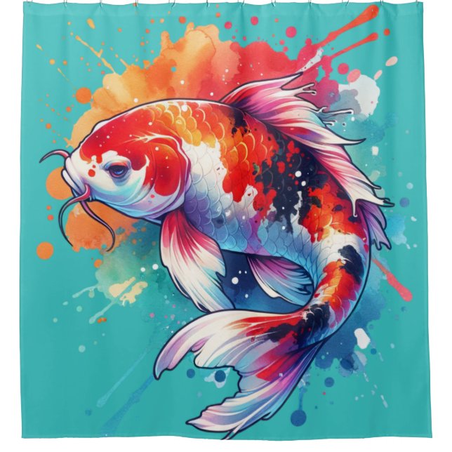 Koi Fish Watercolor (Front)
