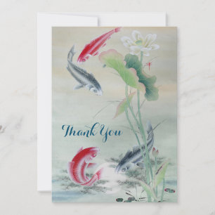 Koi Fish with Lotus