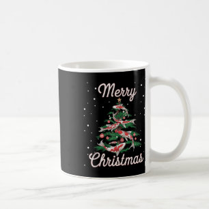 Koi Fish Xmas Tree Koi Carp Christmas Tree Coffee Mug