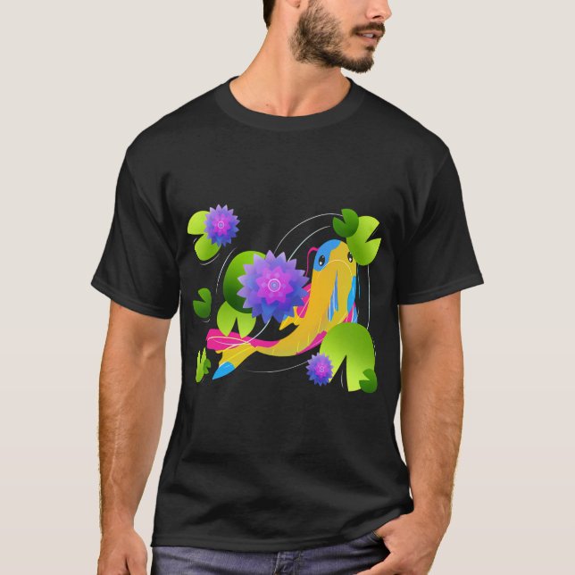 Koi Fish [ Yellow ] T-Shirt (Front)