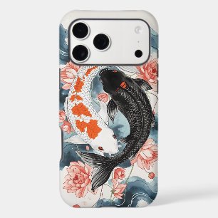 Koi Fish Yin Yang Lotus Art