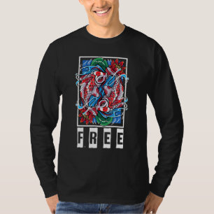 Koi - Free - Peace - Yoga - Fish Pond - Petshop - T-Shirt