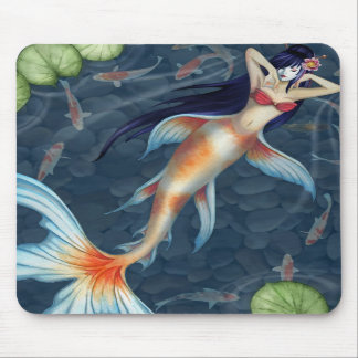 Koi Geisha Mermaid Mousepad