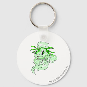 Koi Green Keychain