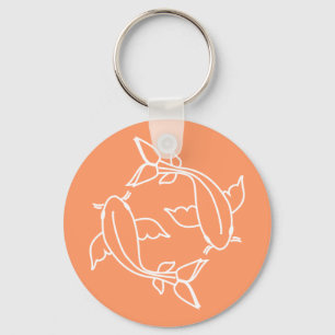 Koi Lines 2 Keychain