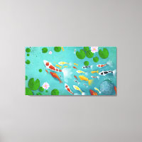 Koi Lotus Fish Pond