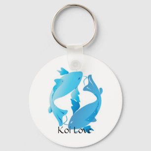 Koi Love Keychain