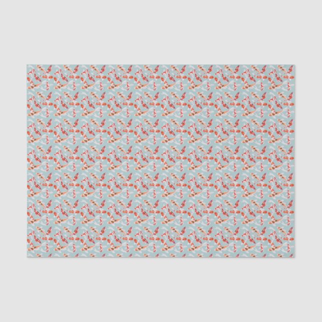 Koi mini print tissue paper (Front)