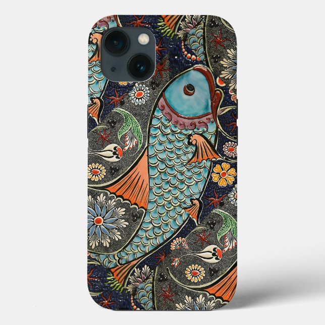 Koi Mosaic Case-Mate iPhone Case (Back)
