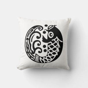 Koi ni Nami Throw Pillow
