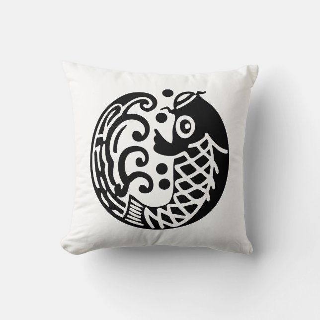 Koi ni Nami Throw Pillow (Front)