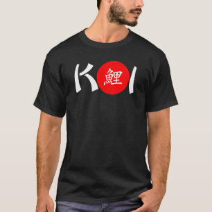 KOI - Nishikigoi Japonais Calligraphie 3 T-shirt