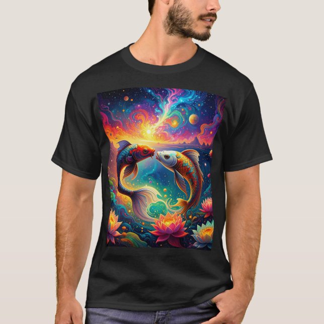 Koi of the Dreaming Waters T-Shirt (Front)