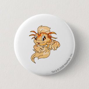 Koi Orange 2 Inch Round Button