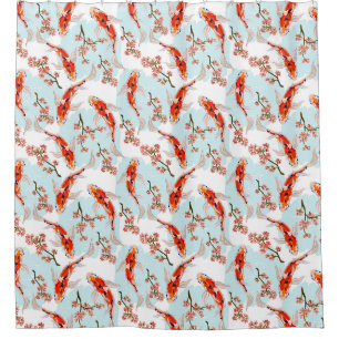 Koi poisson Motif rideau de douche